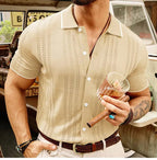 Old Money Short Sleeve Knitted Polo - We Are Old Money 5E114CF27CF14CE79853045868B9DFDE