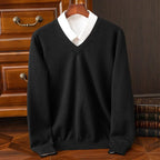 Old Money Heritage Cashmere V-Neck - We Are Old Money 4422B1F2CEB54B02AAE96EF623363569