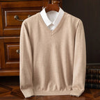 Old Money Heritage Cashmere V-Neck - We Are Old Money 4422B1F2CEB54B02AAE96EF623363569