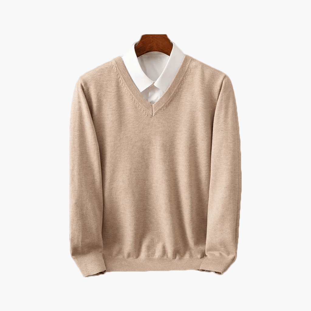 Old Money Heritage Cashmere V-Neck - We Are Old Money 4422B1F2CEB54B02AAE96EF623363569