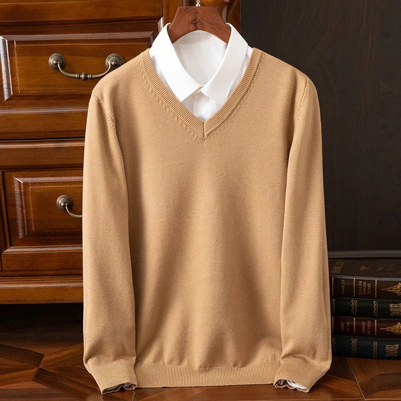 heritage cashmere v-neck supreme cashmere comfort relaxed and versatile fit subtly ribbed cuffs & hem exceptional softness, warmth luxurious feel