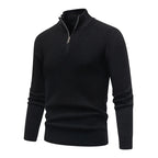 Old Money Knitted Half Zipper Collar - We Are Old Money 8B42ED5705C346A4B3DD3C306CBC3487