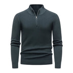 Old Money Knitted Half Zipper Collar - We Are Old Money 8B42ED5705C346A4B3DD3C306CBC3487