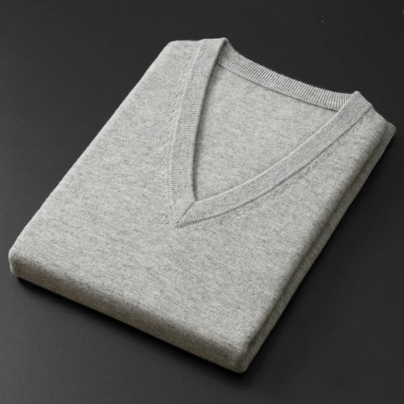 Trustee V-Neck Cashmere Sweater