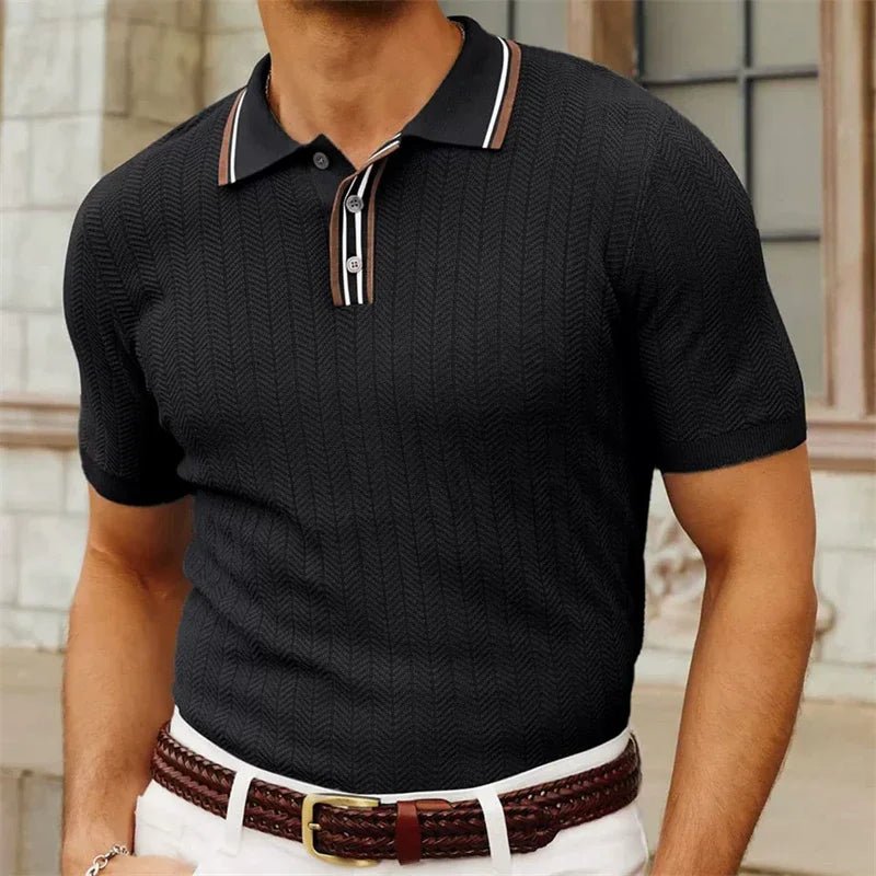 Old Money Ashford Knitted Polo - We Are Old Money 1DA4197D3F104774B46096EB18478031
