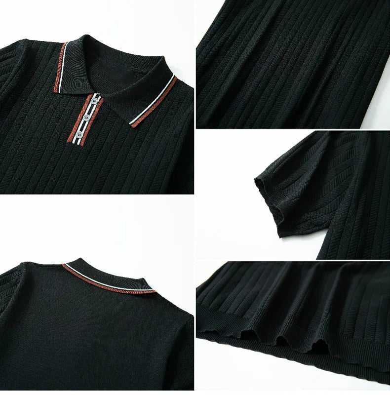 Old Money Ashford Knitted Polo - We Are Old Money 1DA4197D3F104774B46096EB18478031