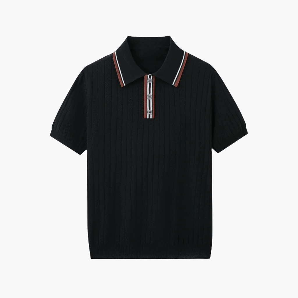 Old Money Ashford Knitted Polo - We Are Old Money 1DA4197D3F104774B46096EB18478031