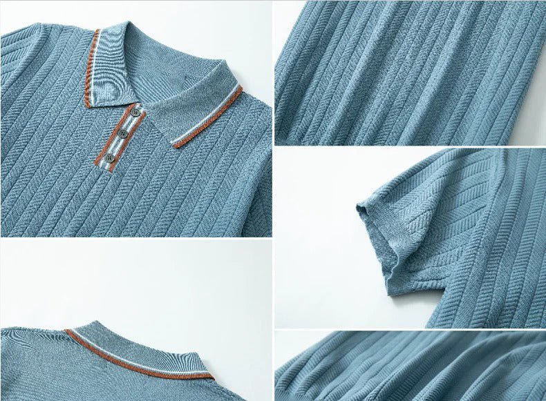 Old Money Ashford Knitted Polo - We Are Old Money 1DA4197D3F104774B46096EB18478031