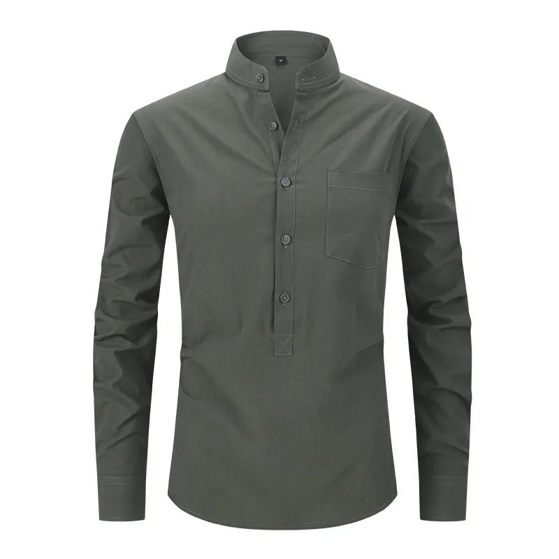 Old Money Men's Cotton Long Sleeve - We Are Old Money 5B9DC9C8558F465A8CE6E2D88B592C67