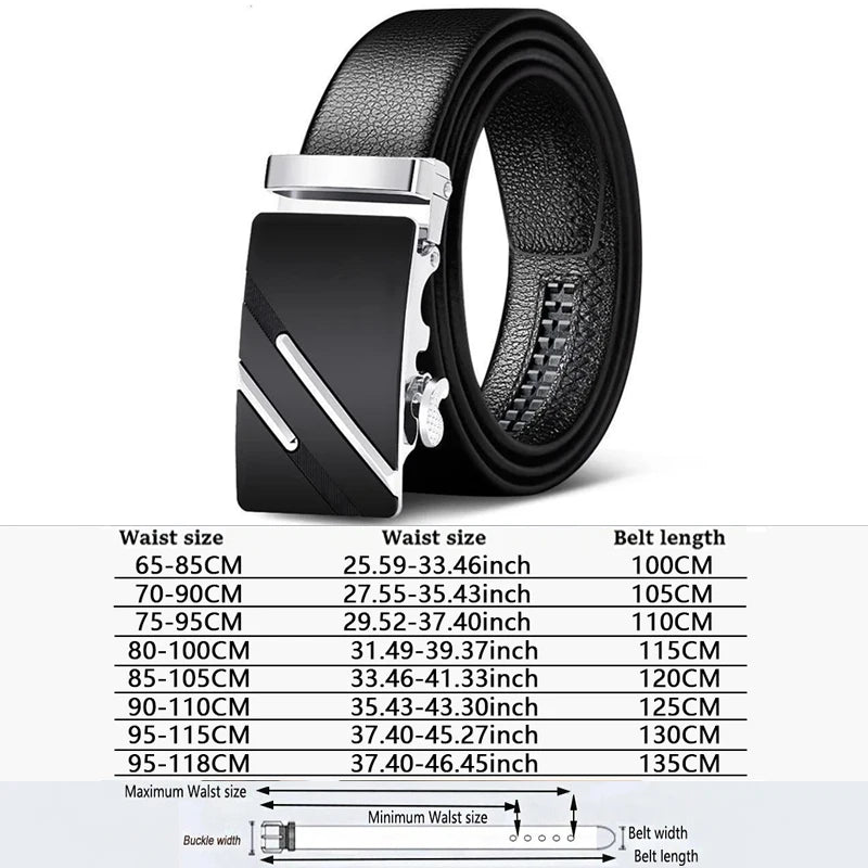 Men's Genuine Leather Automatic Belt - We Are Old Money 2AE8A83B064E4A9C94F43F644C147456