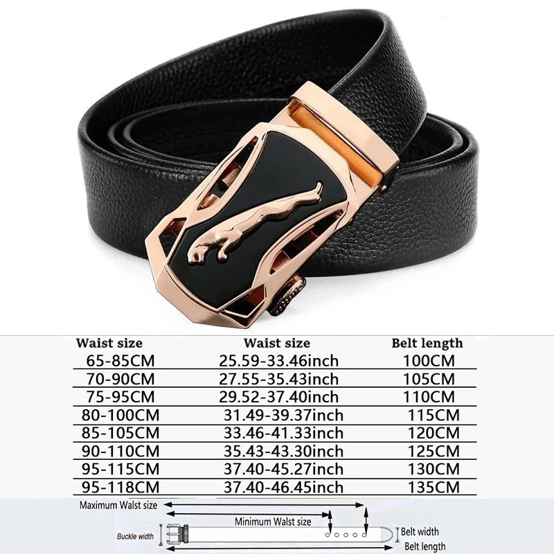 Men's Genuine Leather Automatic Belt - We Are Old Money 69DD6D8F252440879FED15F536D50633