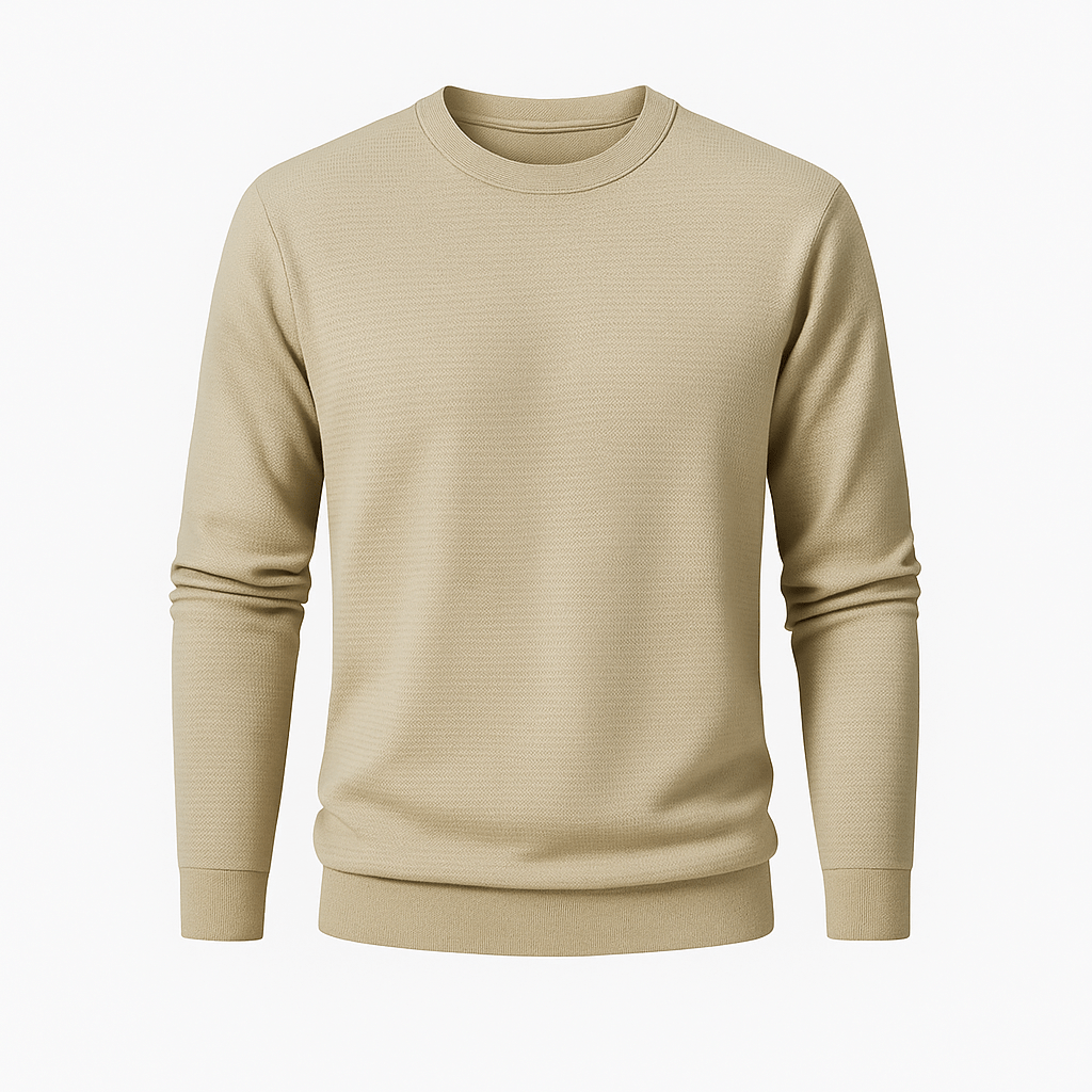 Old Money Casual Long Sleeved Round Neck - We Are Old Money C348C1E490294AB092F209D61DB4D14F