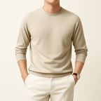 Old Money Casual Long Sleeved Round Neck - We Are Old Money C348C1E490294AB092F209D61DB4D14F