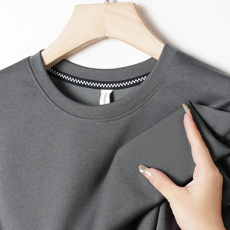 Old Money Casual Long Sleeved Round Neck - We Are Old Money C348C1E490294AB092F209D61DB4D14F