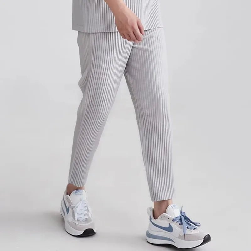 Old Money Miyake Pleated Pants - We Are Old Money B3B45881F3C34518BB0219B95D596844
