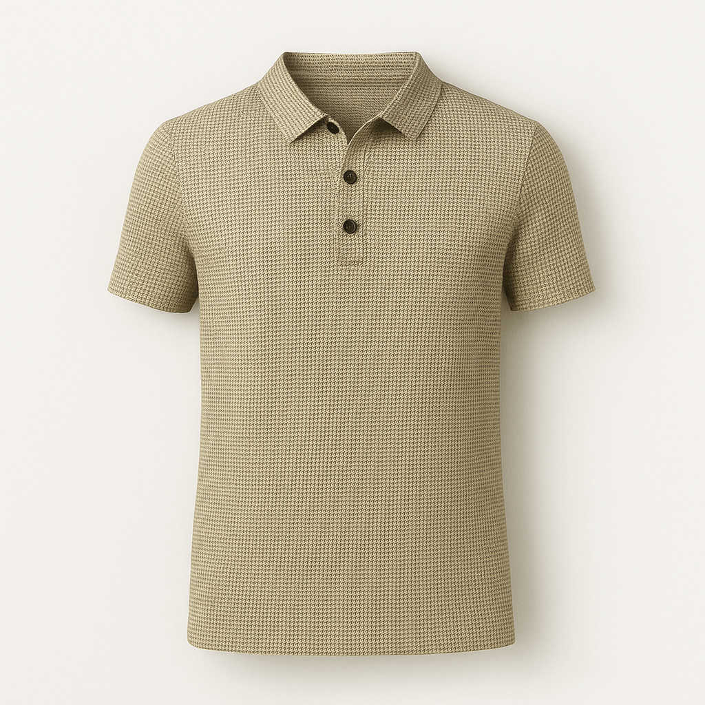 Old Money Lop-up Hollow Polo Shirt - We Are Old Money 4BA27603532F47DA8BABC1320D94E2F2