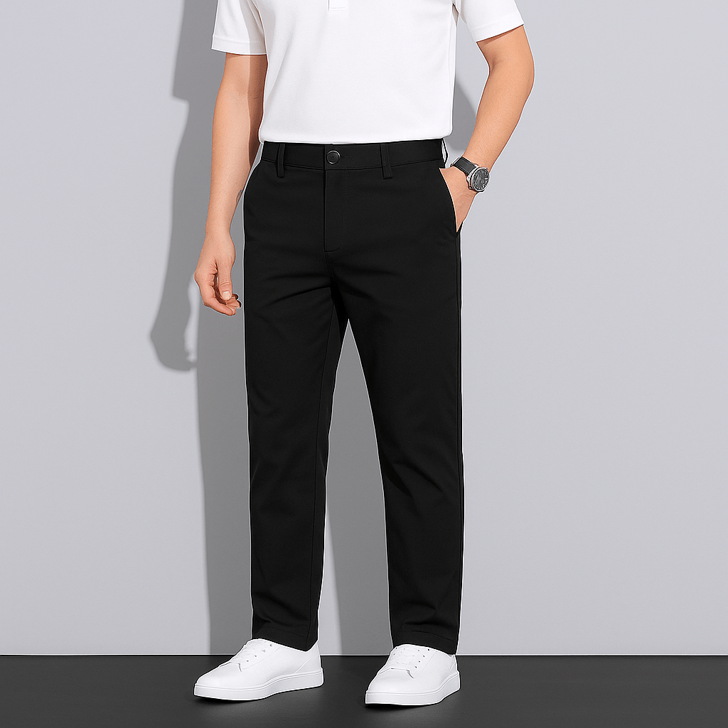 Old Money Silk Slim Straight Pants - We Are Old Money 22F19F8688D14352928386354E5C2AE4