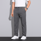 Old Money Silk Slim Straight Pants - We Are Old Money 22F19F8688D14352928386354E5C2AE4