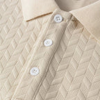Men’s Short Sleeve Jacquard Polo - We Are Old Money 373FE0E920184A24B0372F176E24B764