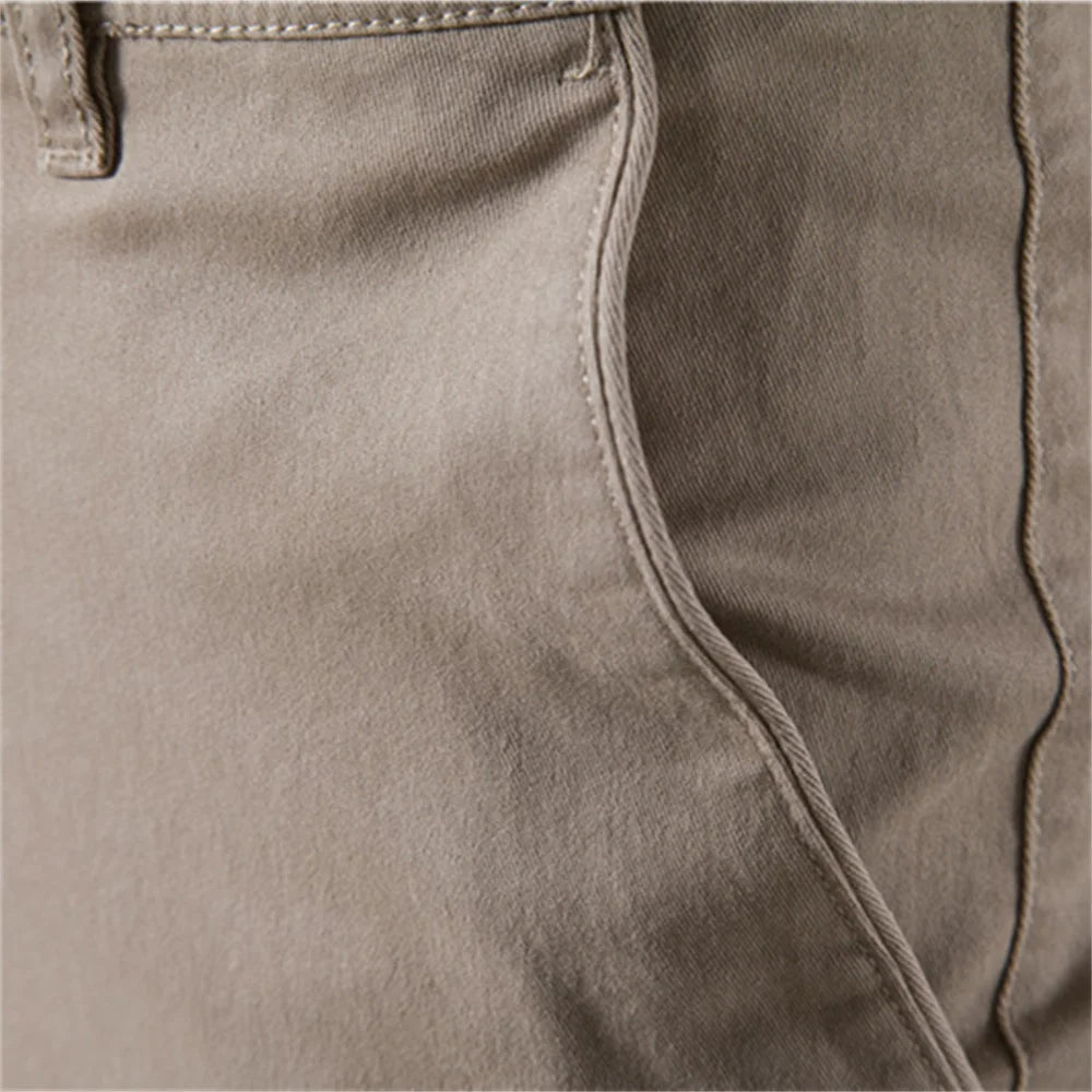 Old Money Solid Color Cotton Trousers - We Are Old Money 93B4426B3A4F463CA8D05814F6AA5817