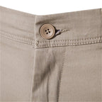 Old Money Solid Color Cotton Trousers - We Are Old Money 93B4426B3A4F463CA8D05814F6AA5817