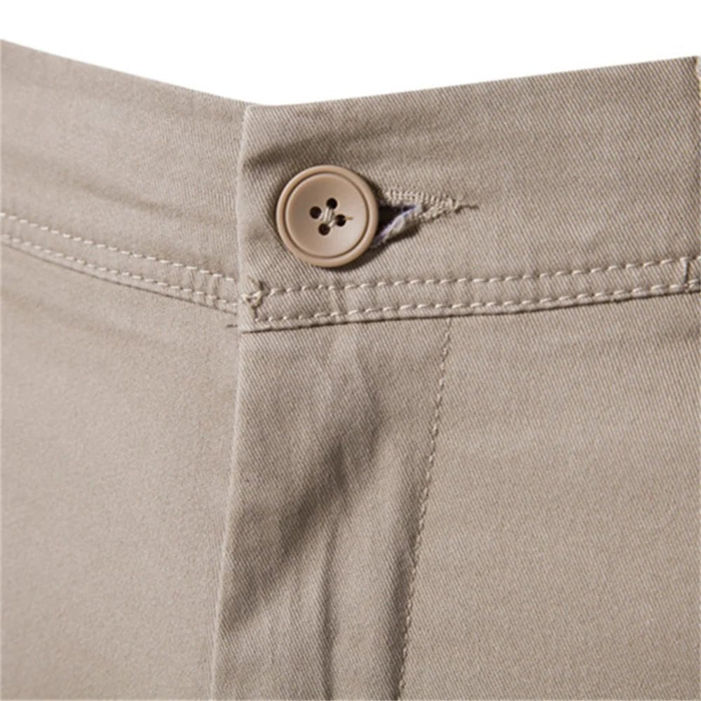 Old Money Solid Color Cotton Trousers - We Are Old Money 93B4426B3A4F463CA8D05814F6AA5817