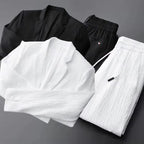 Old Money Men's White Blazer & Trouser Set - We Are Old Money 0218929C492F4530B69A05565022C73F