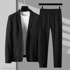 Old Money Men's White Blazer & Trouser Set - We Are Old Money 0218929C492F4530B69A05565022C73F
