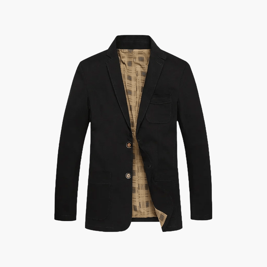 Old Money Midnight Heritage Cotton Suit Jacket - We Are Old Money 7E1584E4EAB6420D829CF658E4ED224D