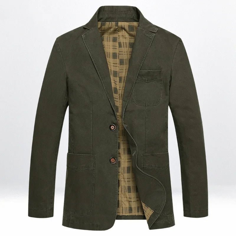 Old Money Midnight Heritage Cotton Suit Jacket - We Are Old Money 7E1584E4EAB6420D829CF658E4ED224D