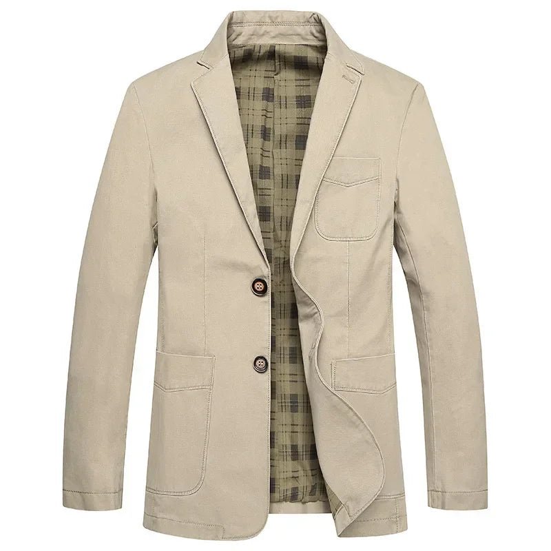 Old Money Midnight Heritage Cotton Suit Jacket - We Are Old Money 7E1584E4EAB6420D829CF658E4ED224D