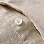 Monarch Linen Grandad Shirt - We Are Old Money FB32858F445B43F394EED3A6D7324C6A