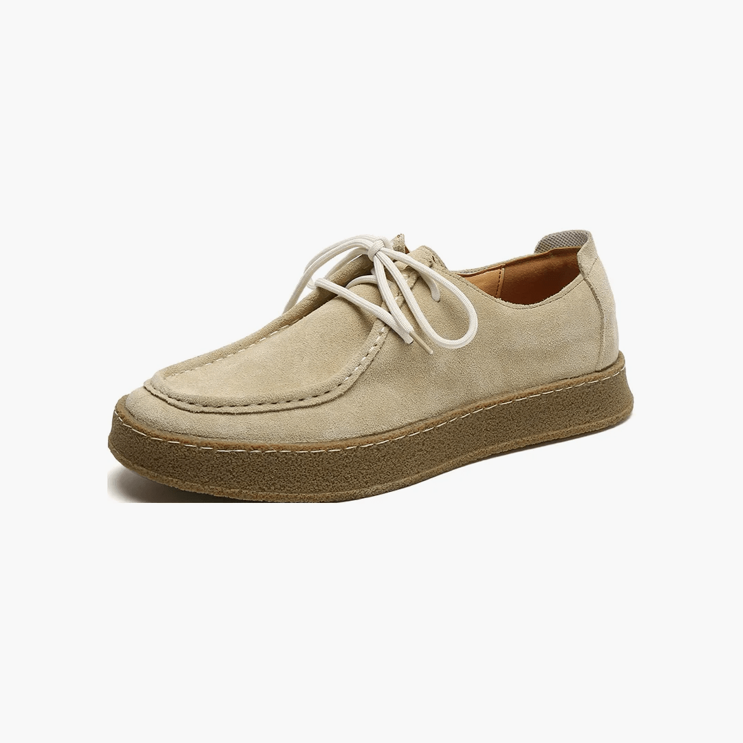 Old Money Vintage Leather Suede Shoes - We Are Old Money FE8317B80EE449109F79A15AF3919560