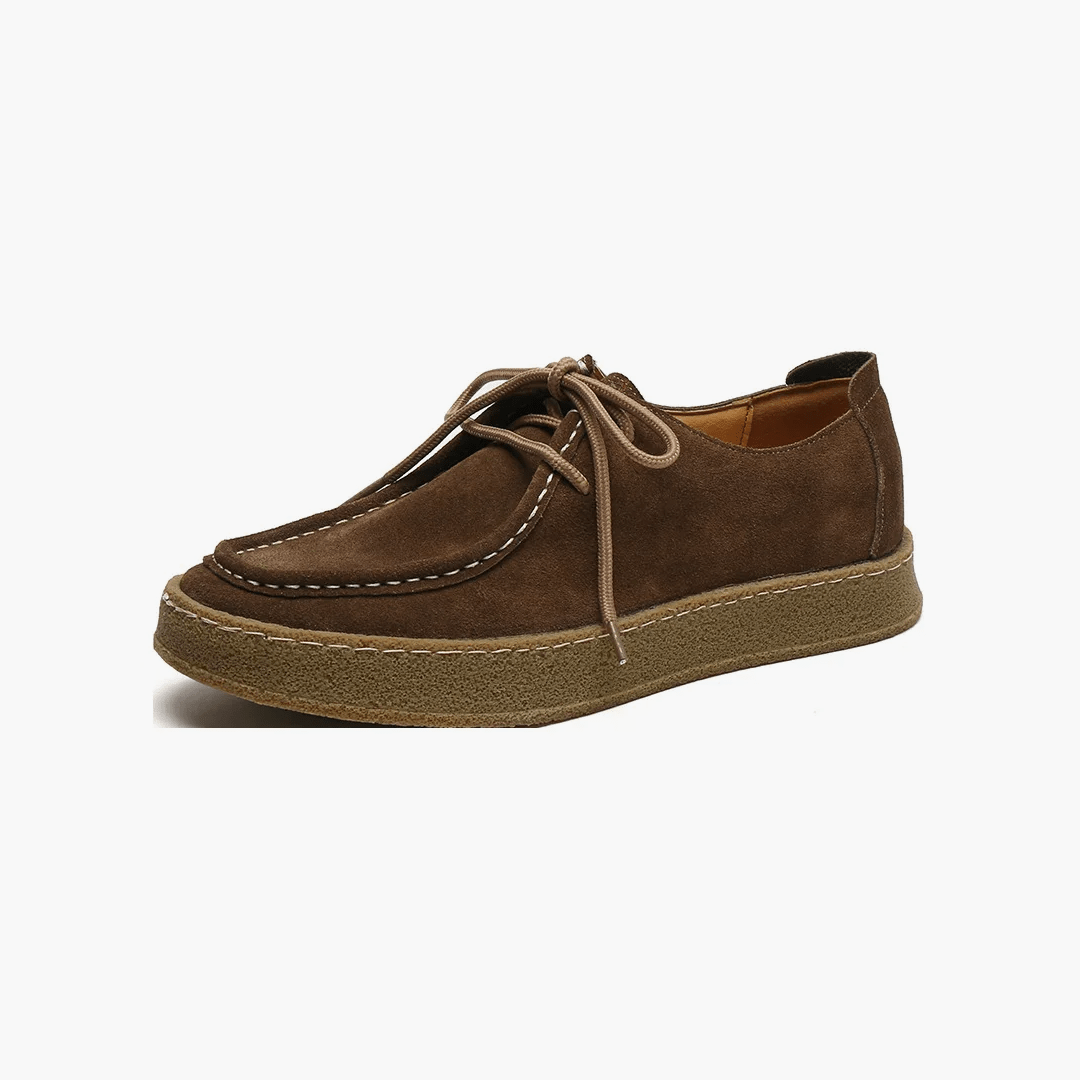 Old Money Vintage Leather Suede Shoes - We Are Old Money FE8317B80EE449109F79A15AF3919560