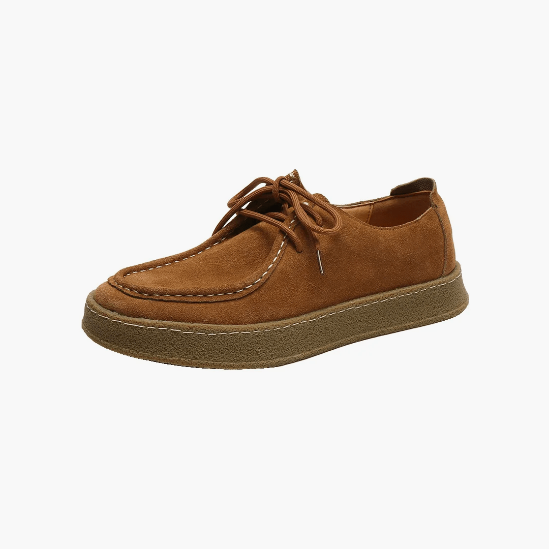 Old Money Vintage Leather Suede Shoes - We Are Old Money FE8317B80EE449109F79A15AF3919560