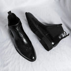 Old Money British Style Chelsea Boots - We Are Old Money CEF1B23905854E87B4EF8FBA259ADBD5