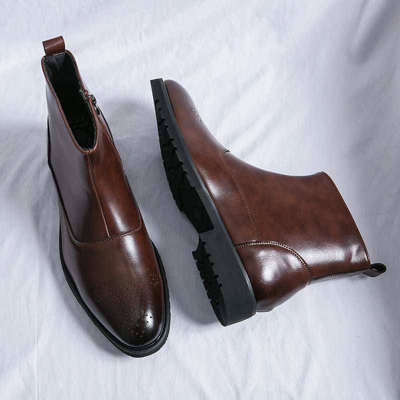 Old Money British Style Chelsea Boots - We Are Old Money 89F1636A3C1545C588C3F27D2205FAC0