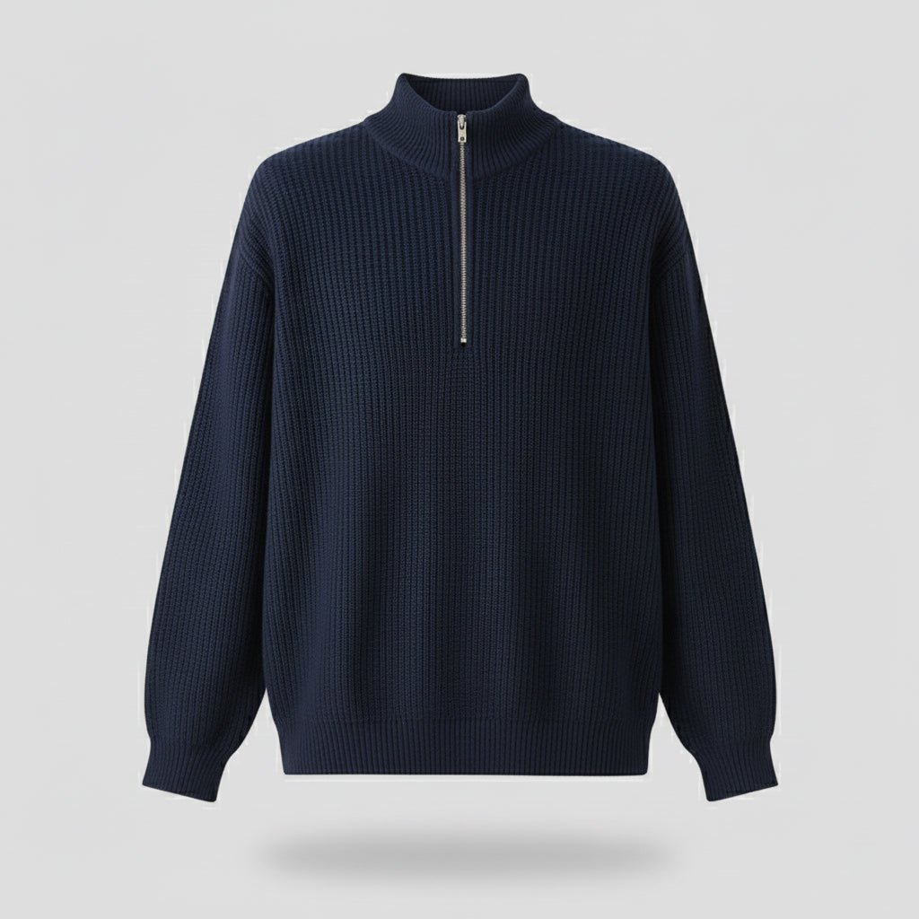 Old Money Casual Men's Half - Zip Pullover - We Are Old Money DC0D71B584EE4819A68EB2C9397212C3