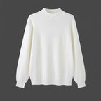 Old Money Luxurious Half - Turtleneck Knit for Men - We Are Old Money FCF94DE2BCE74187B76A499058FF285D