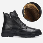 Old Money Men's Handmade Retro Leather Winter Boots - We Are Old Money 100BA719A2B8463282417AAFEDBC1518