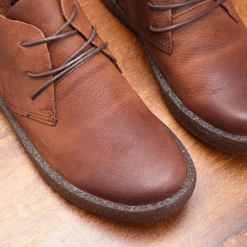 Old Money Men's Soft Cowhide High - Ankle Boots - We Are Old Money 023421F637654E20A81DB1089F63F2DB