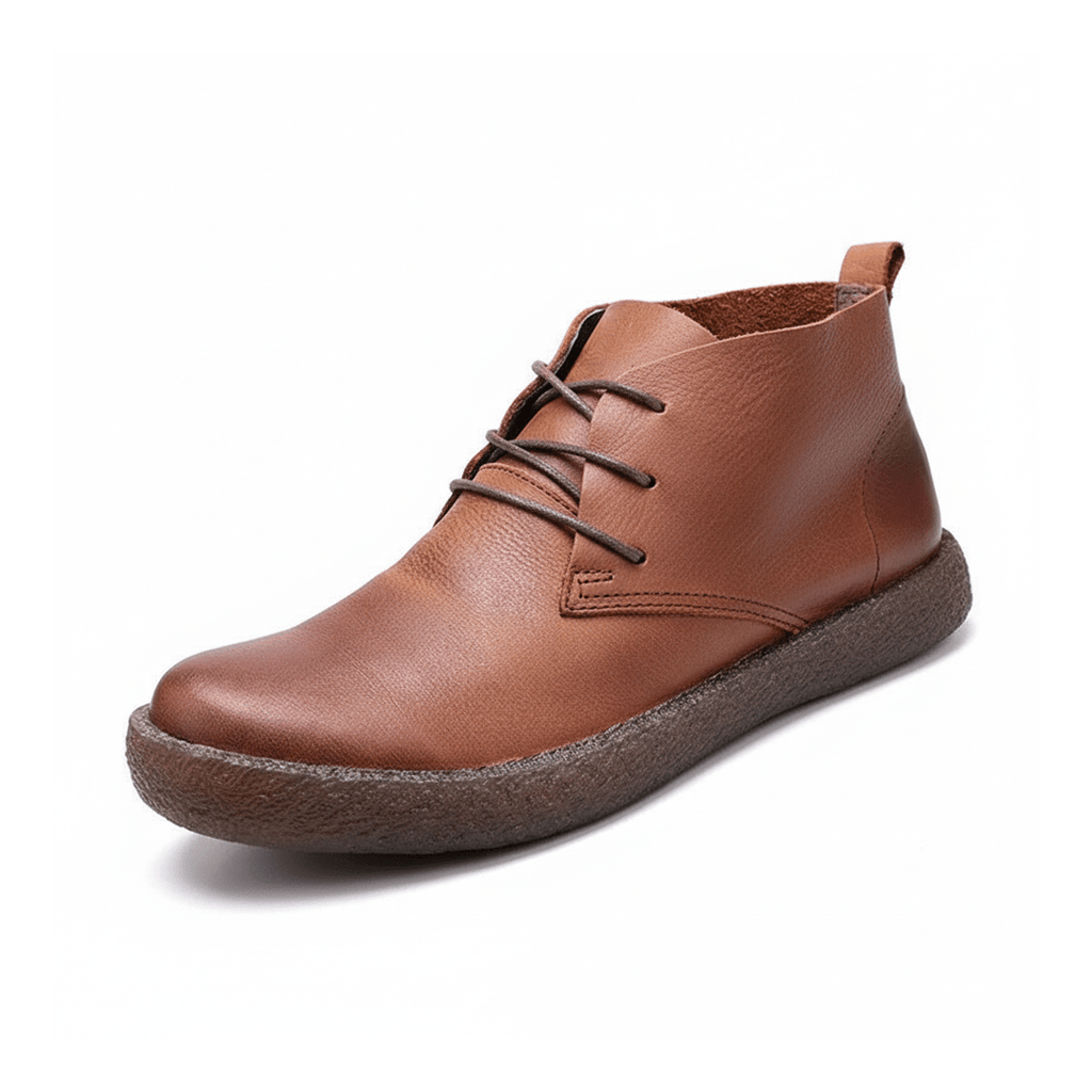 Old Money Men's Soft Cowhide High - Ankle Boots - We Are Old Money 0C61F848099E4AFCB93ACE030C07B817