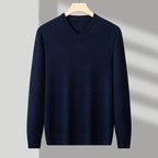 Old Money Men's Warm Elastic Knitted Pullover - We Are Old Money D073125D52964BB891A78A0E4F863C7E