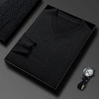 Old Money Men's Warm Elastic Knitted Pullover - We Are Old Money 27109C62F97741BE9C03C248E34B577A