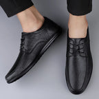 Old Money Premium Leather Lace - Up Formal Flats - We Are Old Money D77DED06D7A44664BB5E3BFF79B1C0DB