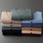 Old Money The Essential V - Neck Merino Cardigan - We Are Old Money 009DFC52F78242D498A97EA87EAB9312