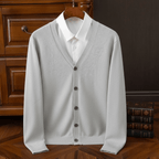 Old Money V - Neck Knit Cardigan - We Are Old Money F549E2C511DB4EF4B32B554D49520820