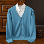 Old Money V - Neck Knit Cardigan - We Are Old Money 07326C8E67784736806A7267D8AAA1E2