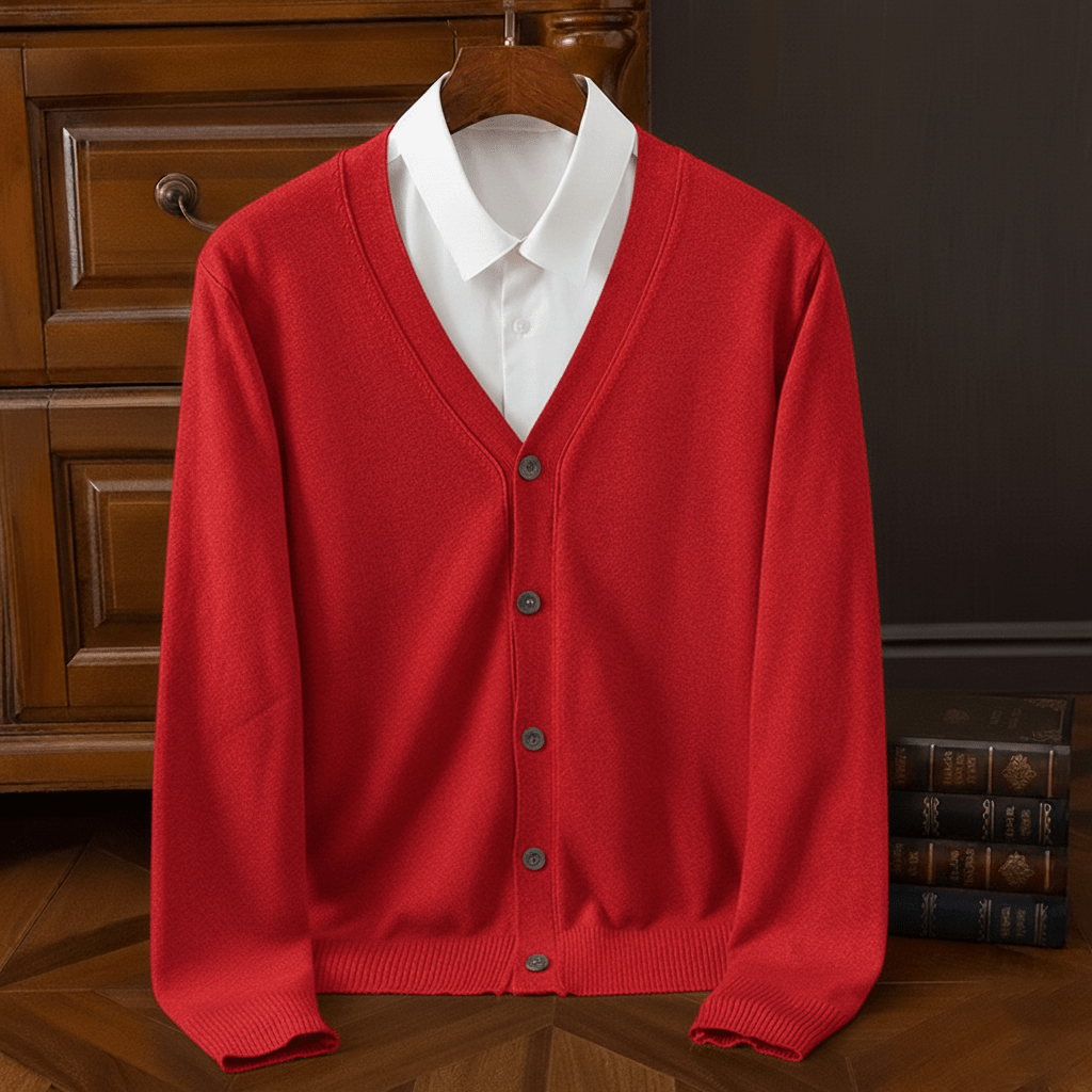 Old Money V - Neck Knit Cardigan - We Are Old Money 674E4777BCA6487C9D169CB75F7F3096