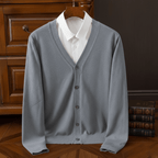 Old Money V - Neck Knit Cardigan - We Are Old Money 72EF3C2847B84E6A87A47E0154783C7B